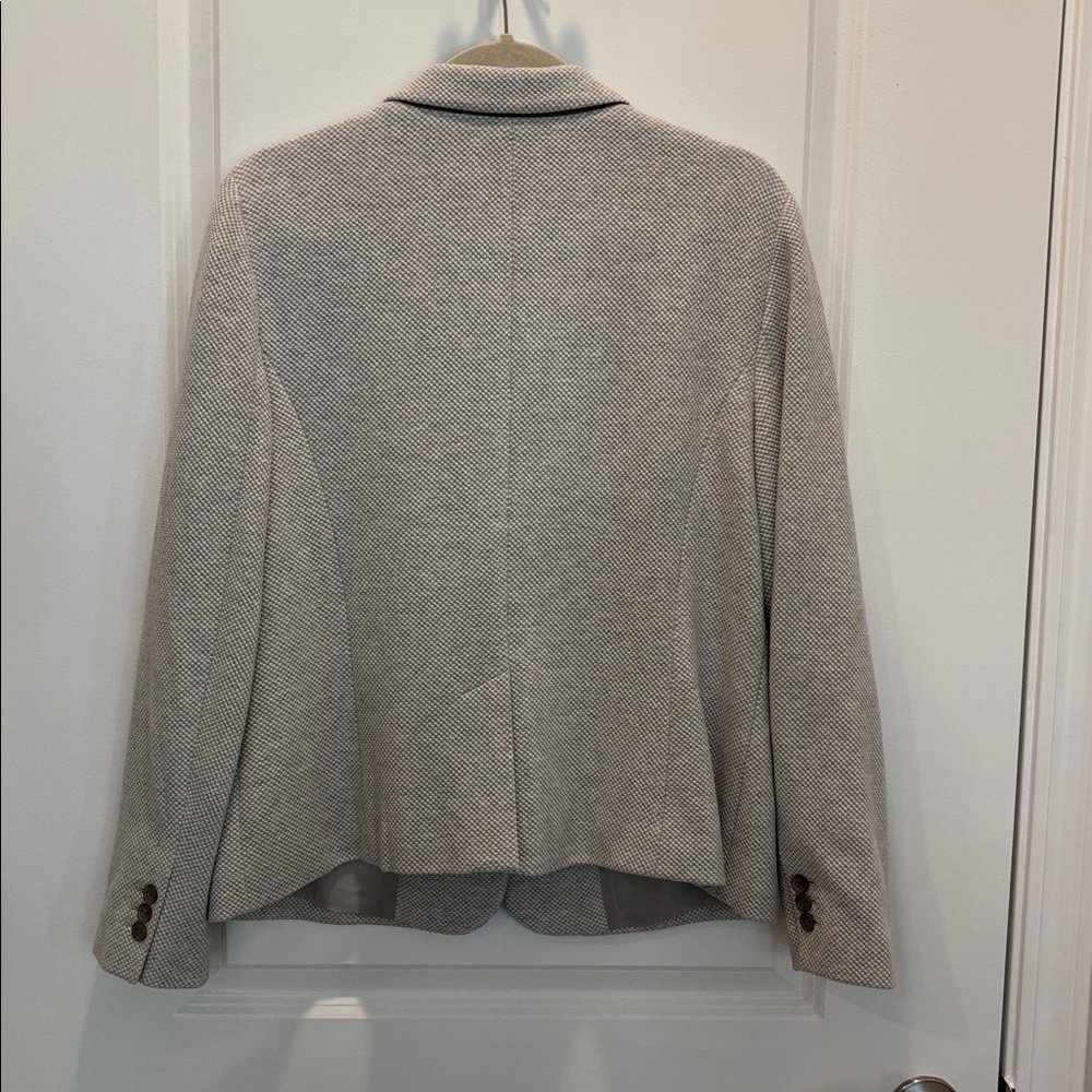 Talbots Women's Textured Gray Blazer - Picture 2 of 6